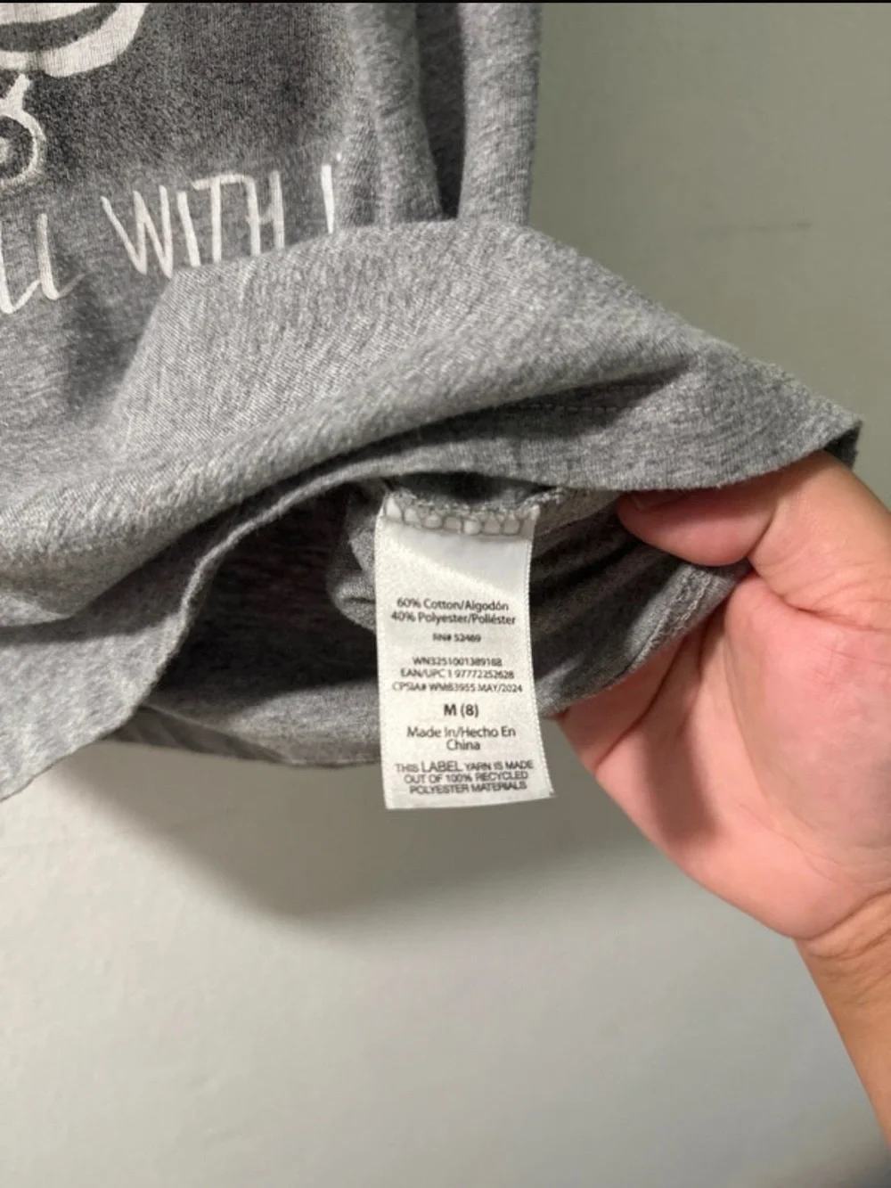 wonder nation Grey Tee with Skateboarding Dog Graphic and Red Sunglasses